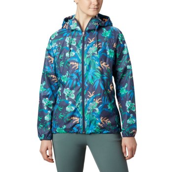Columbia Ženske Jakne - Side Hill Printed Windbreaker Tamnoplave | AGWP-09768